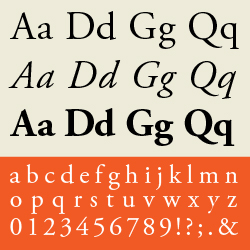 typographie : garaldes