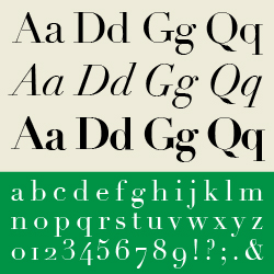 typographie : didones