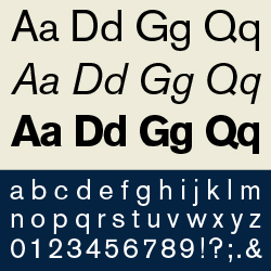 typographie : linéales