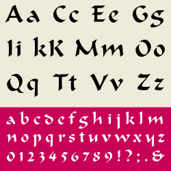 typographie : manuaires