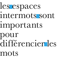 typographie : intermots