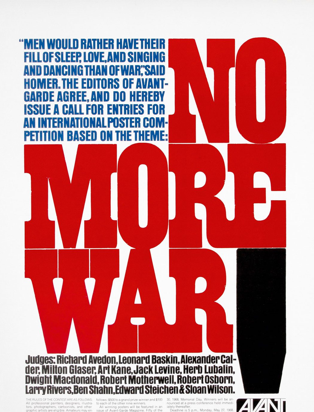 Page "no more war"