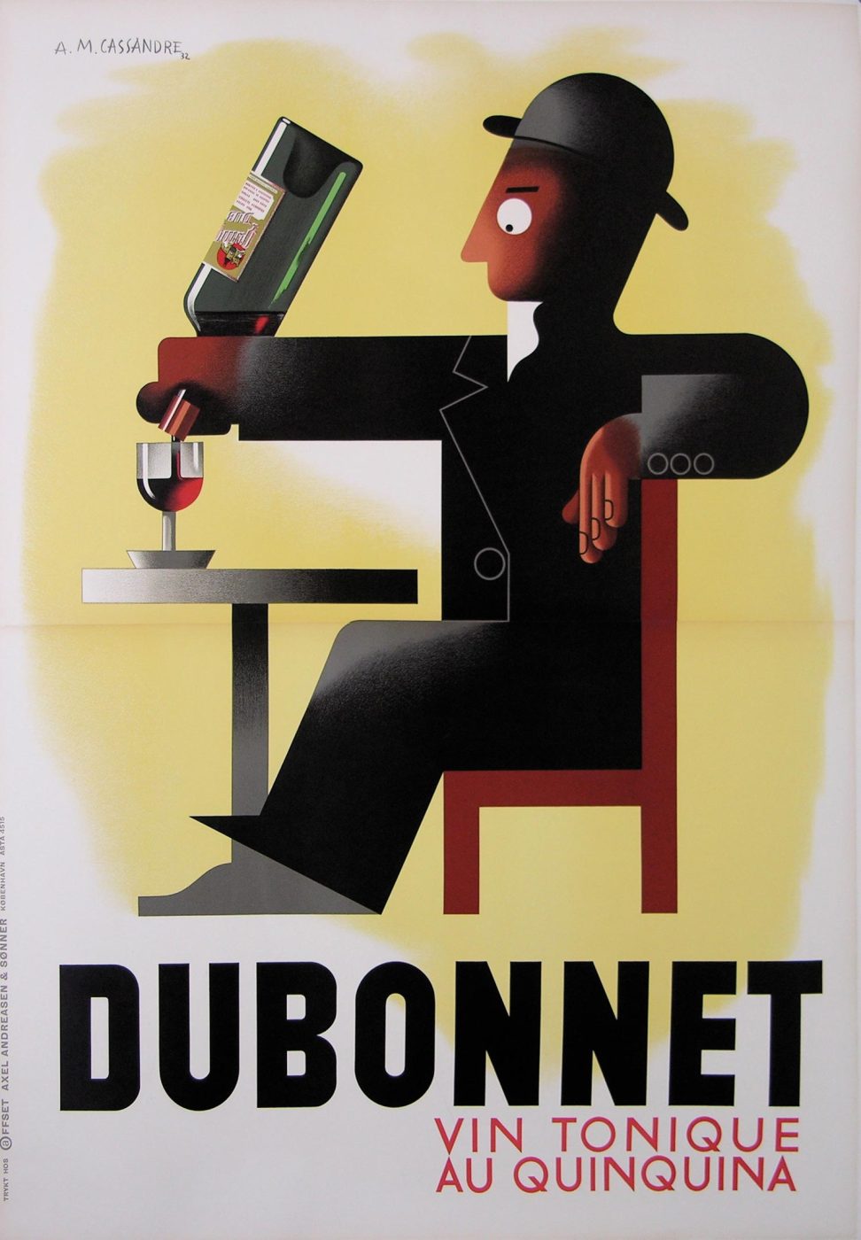 A.M. Cassandre, Dubonnet, 1932.