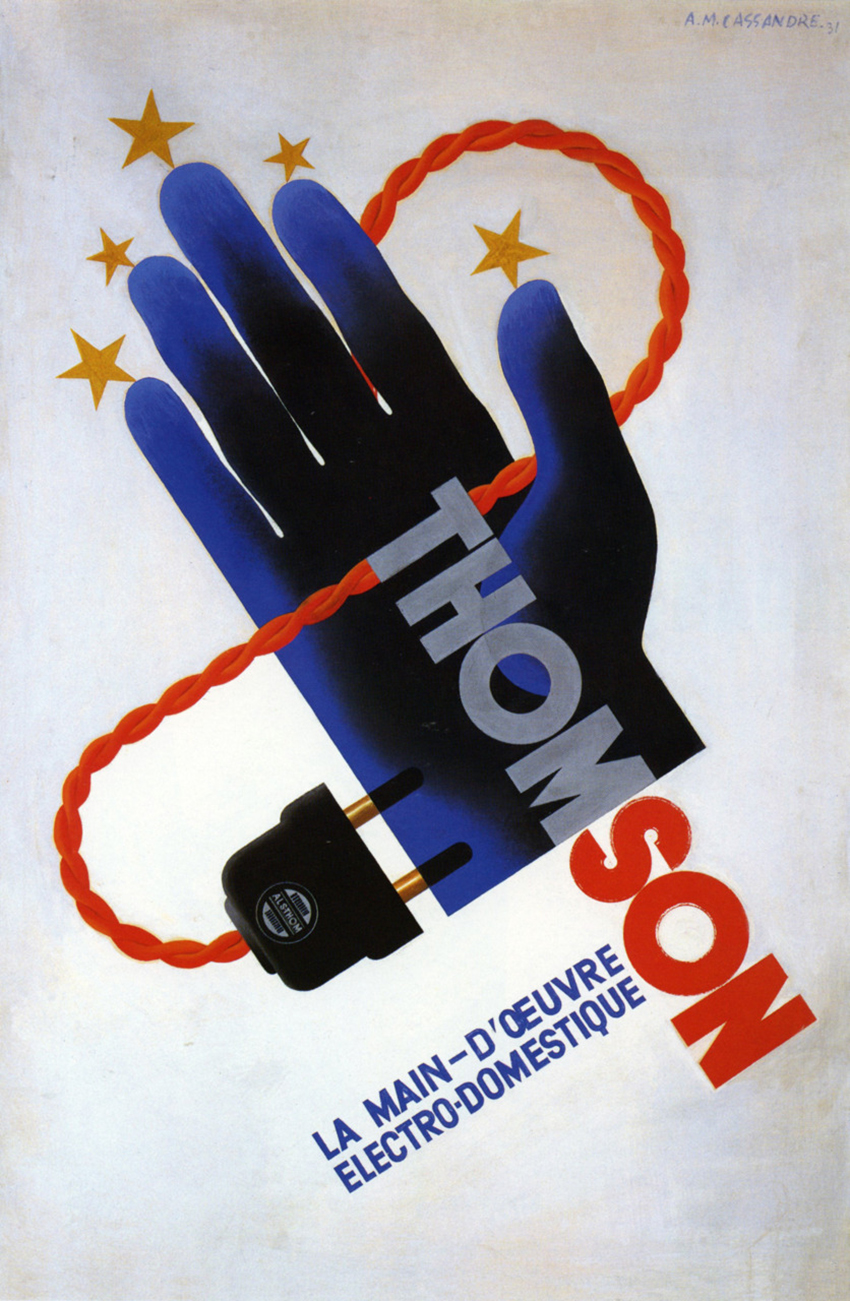 A.M. Cassandre, Thomson, 1931.