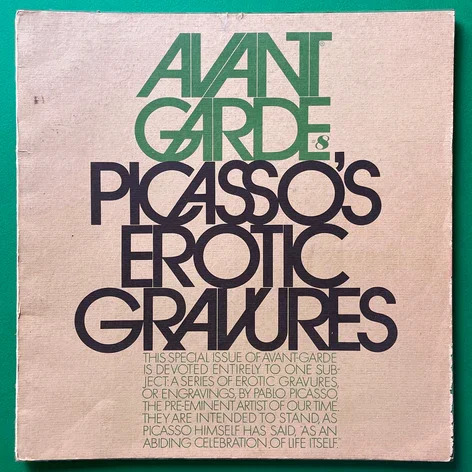 Cover pour le magazine Avant Garde, 1969