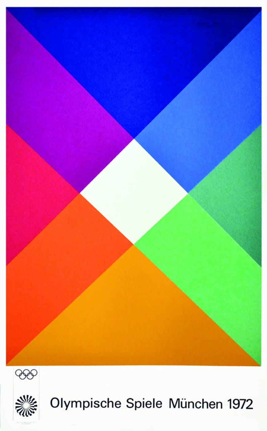 Max Bill, affiche pour les Jeux Olympiques de Munich, 1972